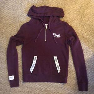 PINK hoodie (size : xs)